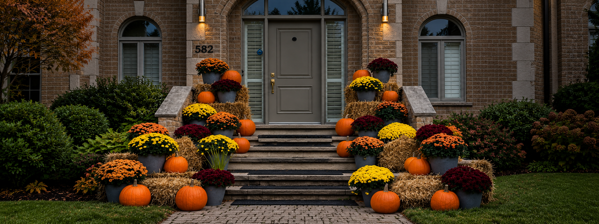 Turning Entrancesinto Autumn Elegance